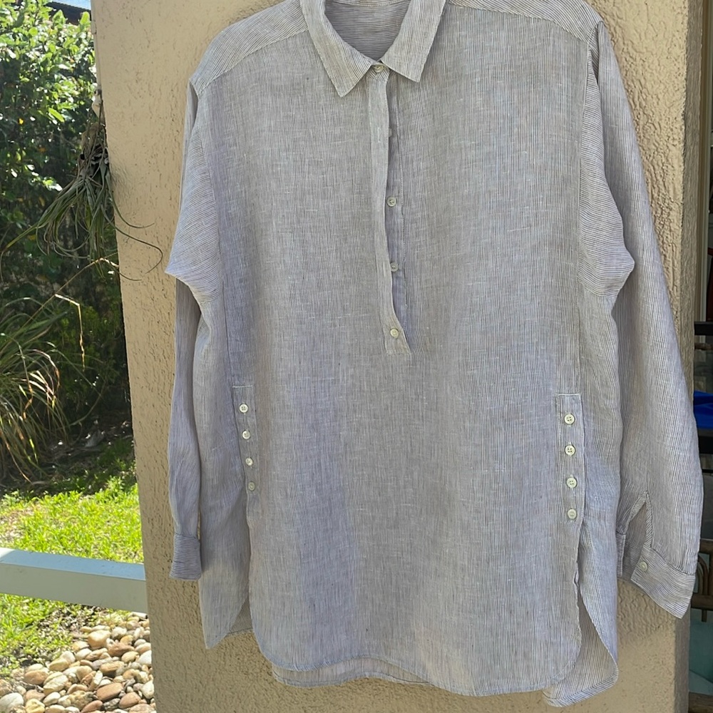 J McLAUGHLIN  LINEN TUNIC
